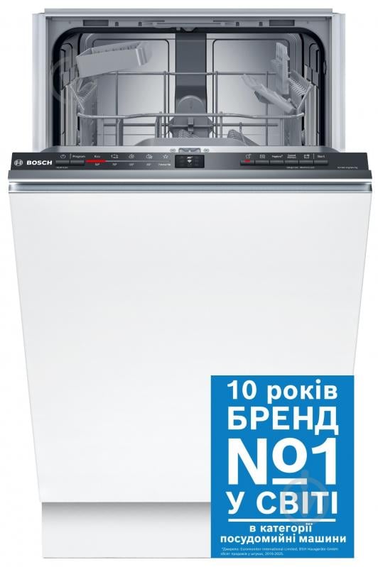 Встраиваемая посудомоечная машина Bosch SPV2IKX01K - фото 2 Встраиваемая посудомоечная машина Bosch SPV2IKX01K - фото 2