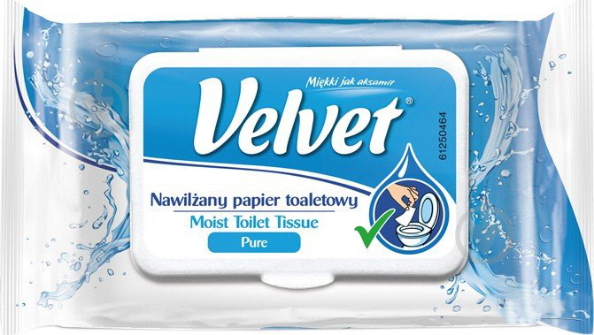 Вологий туалетний папір Velvet Делікатний 42 шт. - фото 1