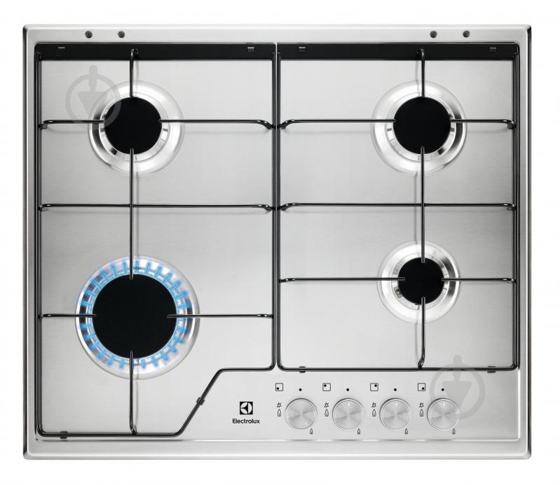 Варочная поверхность газовая Electrolux KGS6424SX - фото 1