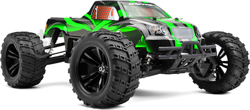 Автомобиль на р/у Himoto Monster Truck Bowie Brushless зеленый 1:10 E10MTLg - фото 2