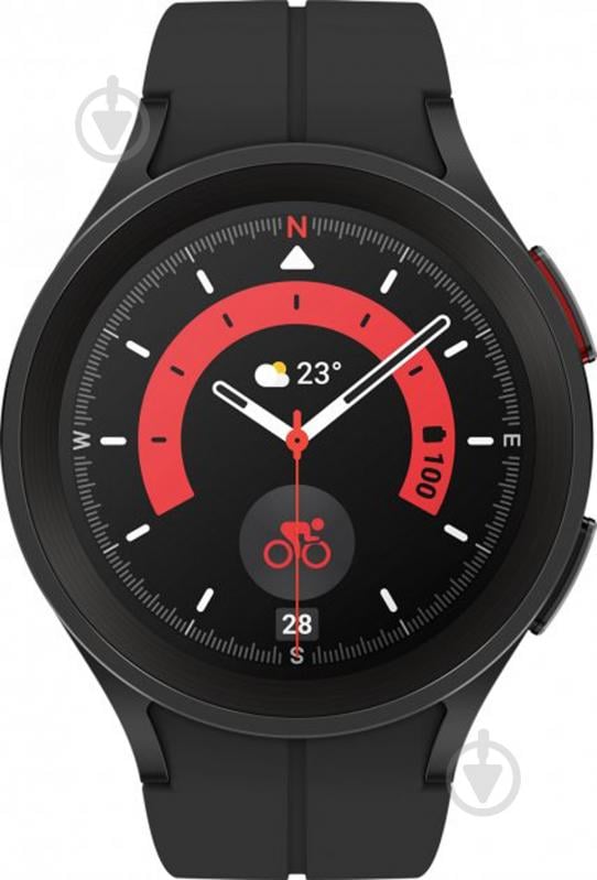 Смарт-часы Samsung Galaxy Watch5 Pro black titanium (SM-R920NZKASEK) - фото 1