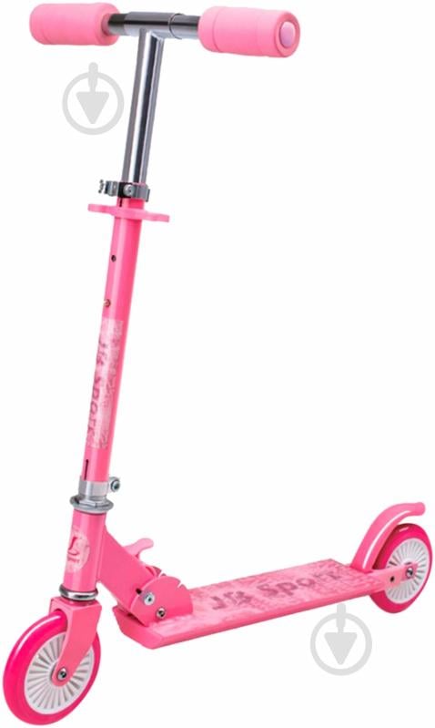 Самокат розовый JB201 - фото 1