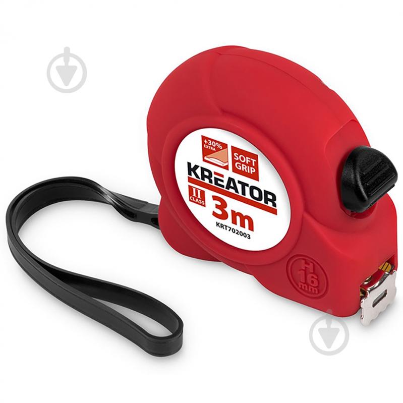 Рулетка Kreator KRT702003 3 м x 16 мм - фото 1 Рулетка Kreator KRT702003 3 м x 16 мм - фото 1