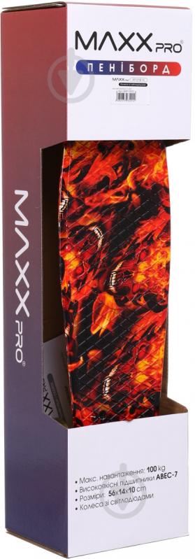 Пенниборд MaxxPro AP-01B-YL разноцветный - фото 5