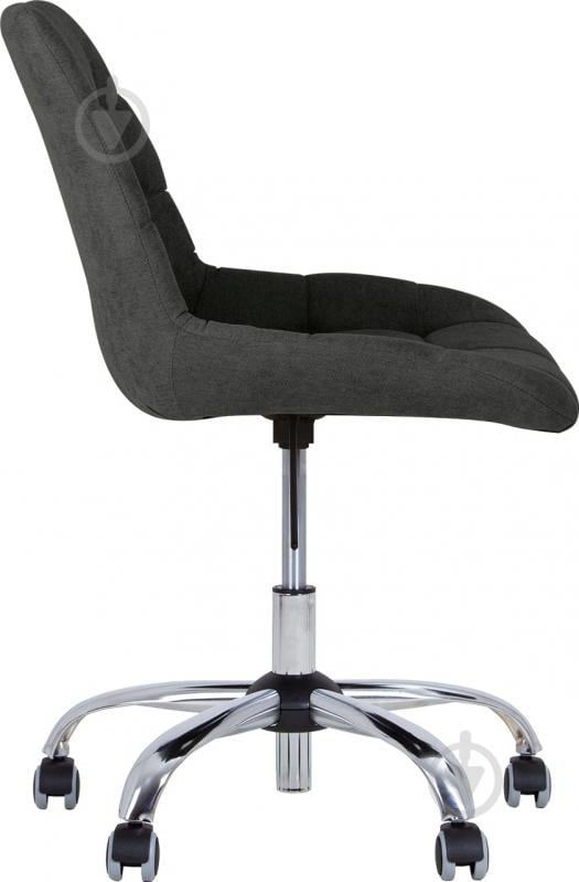 Крісло Nowy Styl NICOLE GTS (J) CHR61 SQR (CH) SORO-95 темно-сірий - фото 3