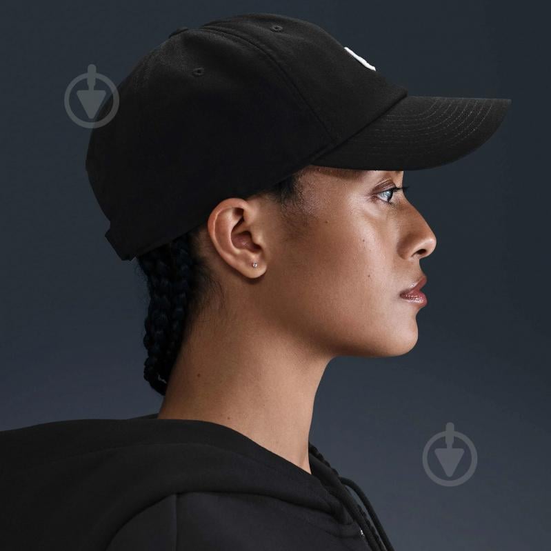 Кепка Nike U NK CLUB CAP U CB CRTZ PTCH L HJ7124-010 M-L черный - фото 4