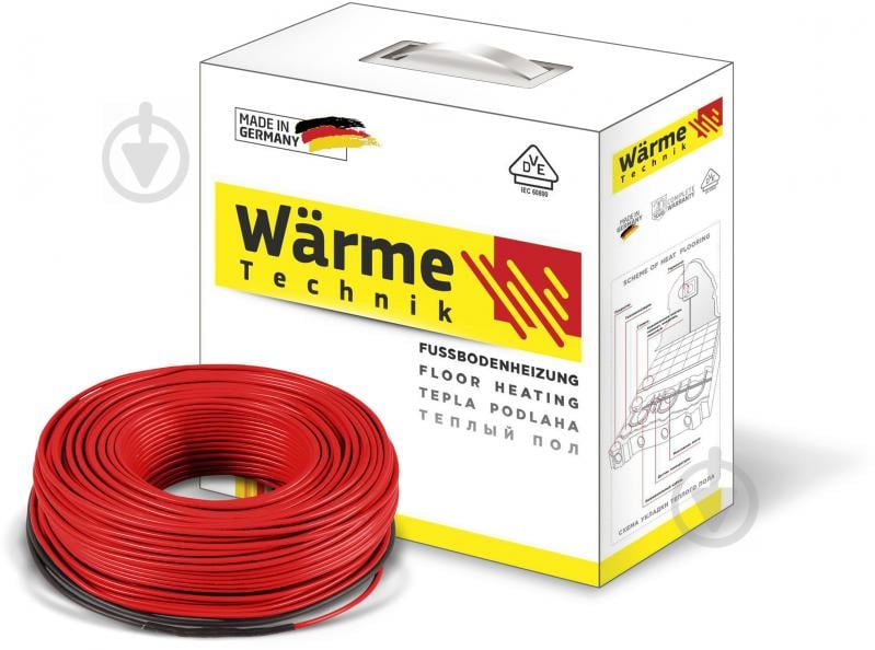 Нагревательный кабель Warme Twin flex cable 750 W (4,0-4,5 кв.м) - фото 1