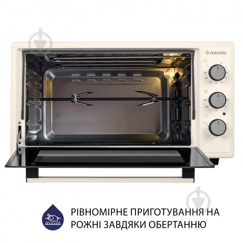 Электрическая мини-печь Minola FOEV 4815 IV - фото 9