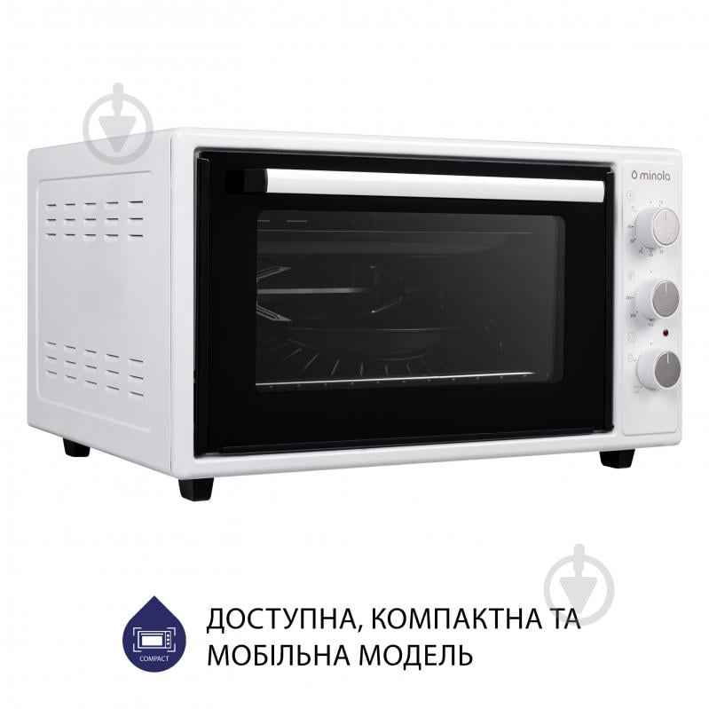 Электрическая мини-печь Minola FOEV 4815 WH - фото 4