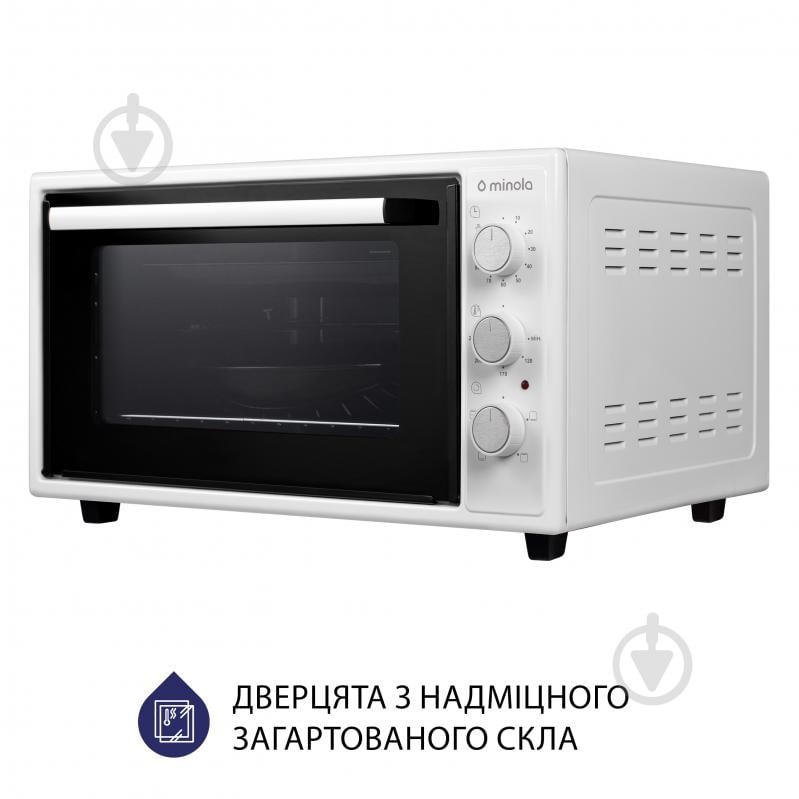 Электрическая мини-печь Minola FOEV 4815 WH - фото 5