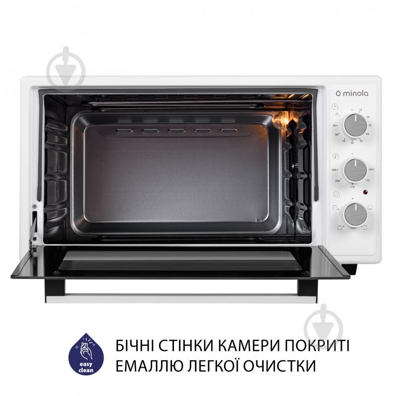 Электрическая мини-печь Minola FOEV 4815 WH - фото 8