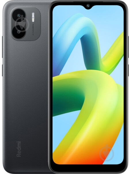Смартфон Xiaomi Redmi A1 2/32GB black (953810) - фото 1 Смартфон Xiaomi Redmi A1 2/32GB black (953810) - фото 1