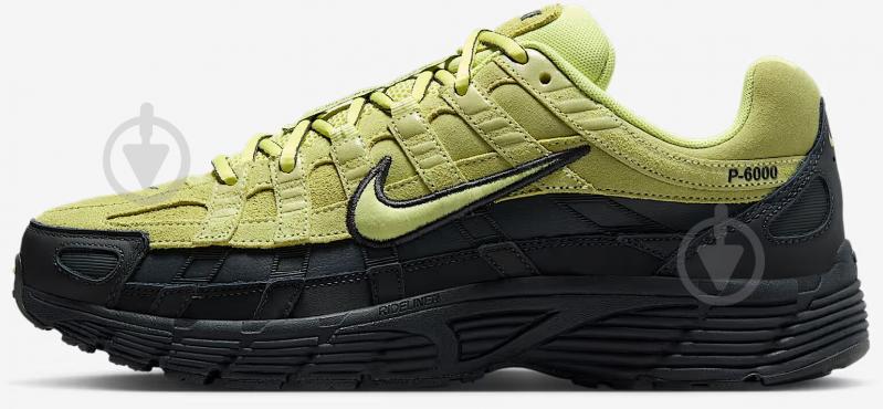 Кросівки чоловічі Nike P-6000 PRM IF0668-300 р.43 зелені із чорним - фото 1 Кросівки чоловічі Nike P-6000 PRM IF0668-300 р.43 зелені із чорним - фото 1