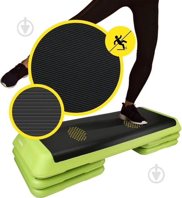 Степ-платформа Cornix XR-0401 Green/Black - фото 3 Степ-платформа Cornix XR-0401 Green/Black - фото 3