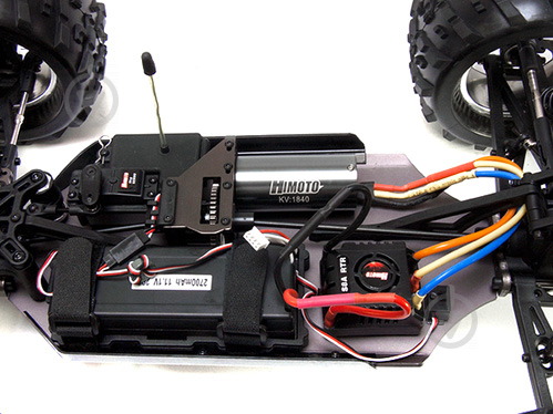 Автомобиль на р/у Himoto Монстр Raider Brushless зеленый 1:8 MegaE8MTLg - фото 9