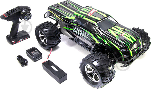 Автомобиль на р/у Himoto Монстр Raider Brushless зеленый 1:8 MegaE8MTLg - фото 10