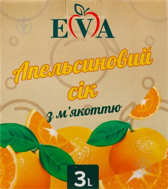 Сок EVA Апельсиновый с мякотью 3 л - фото 2