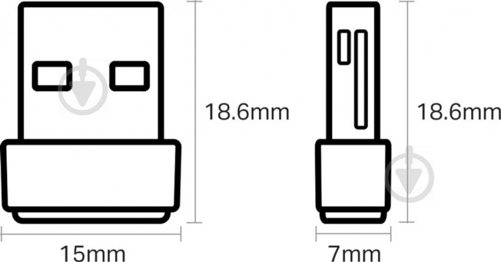 Мережевий адаптер TP-Link Archer T2U Nano - фото 4
