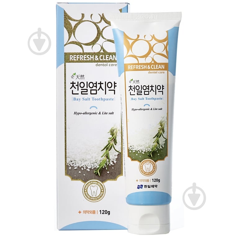 Зубна паста Hanil з морською сіллю 120 мл - фото 1 Зубна паста Hanil з морською сіллю 120 мл - фото 1