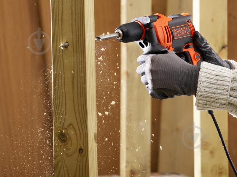 Дриль ударний Black+Decker BEH550 - фото 5