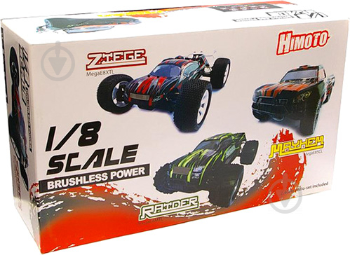 Автомобиль на р/у Himoto Трагги Ziege Brushless зеленый 1:8 MegaE8XTLg - фото 7