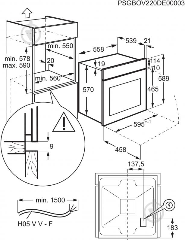 Духова шафа Zanussi ZOHEE2X2 - фото 5