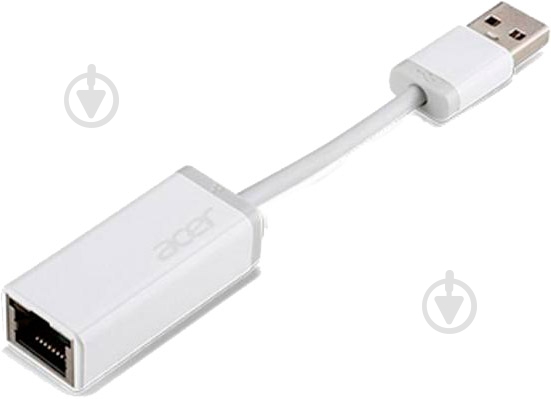 Переходник Acer USB – Ehernet 0,1 м белый (NP.CAB1A.016) - фото 1
