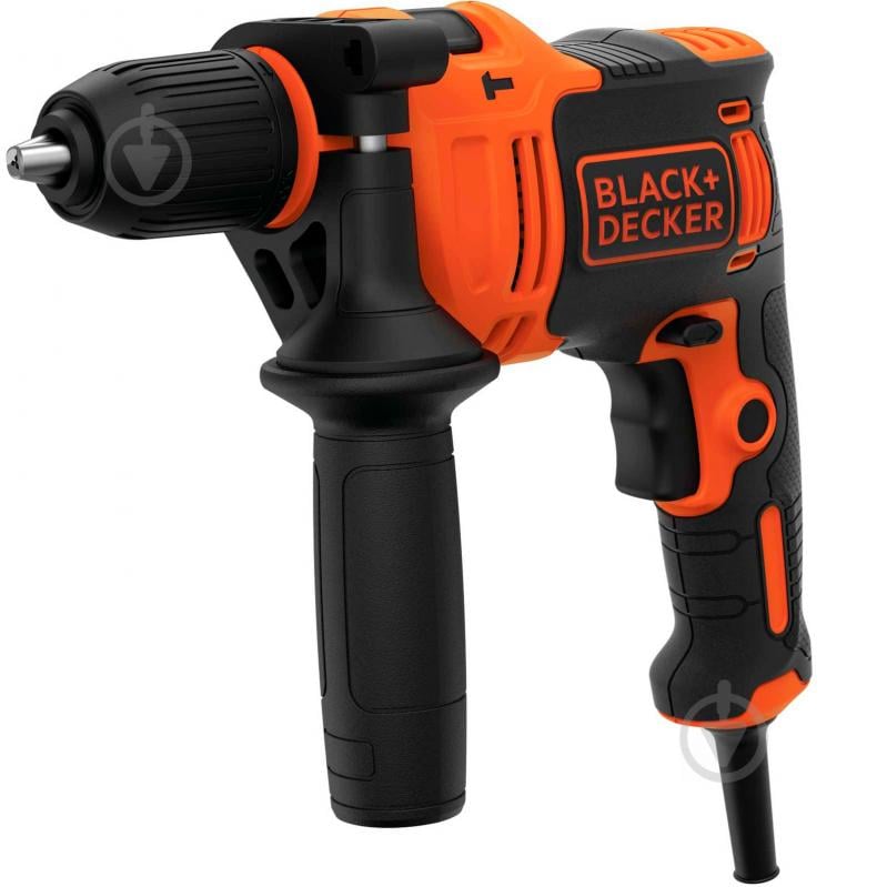 Дрель ударная Black+Decker BEH710K - фото 1