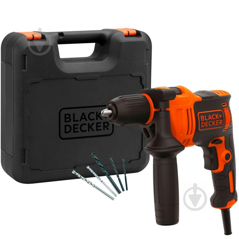 Дрель ударная Black+Decker BEH710K - фото 3