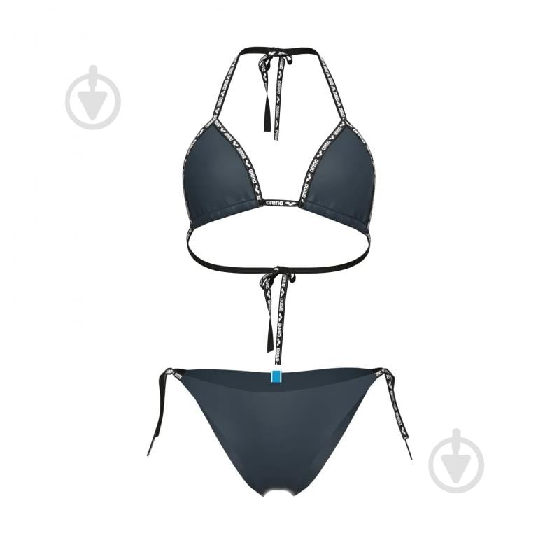 Купальник Arena SOLID BIKINI TRIANGLE 009397-500 р.42 серый - фото 6