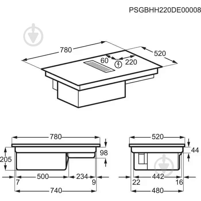 Варильна поверхня індукційна Electrolux KCC83443 - фото 10