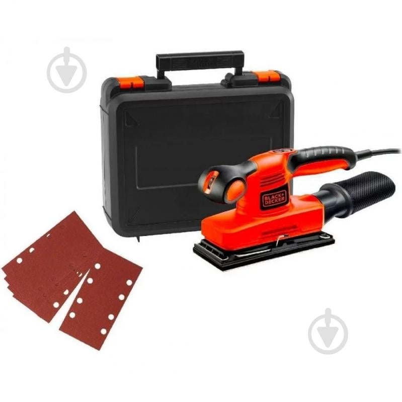 Виброшлифмашина Black+Decker KA320EKA - фото 3