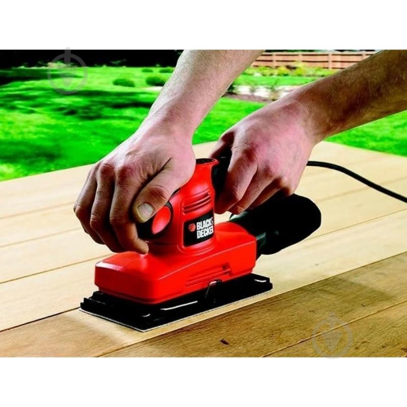 Виброшлифмашина Black+Decker KA320EKA - фото 5