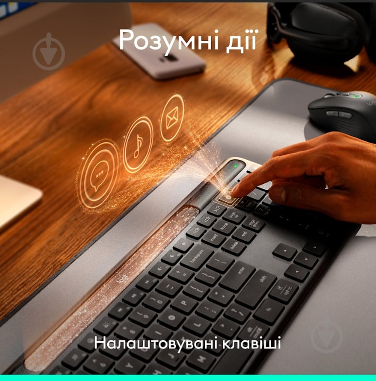 Клавіатура Logitech Slim Solar+ (920-013764) graphite - фото 7