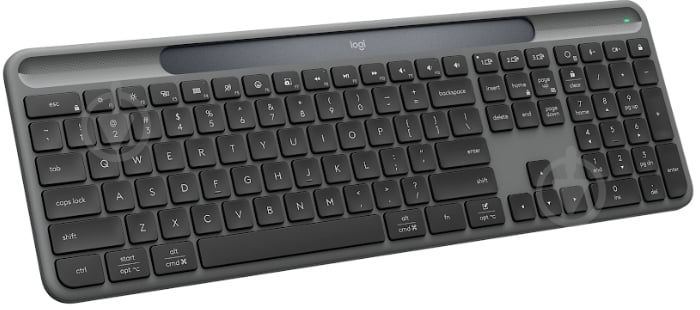 Клавіатура Logitech Slim Solar+ (920-013764) graphite - фото 1