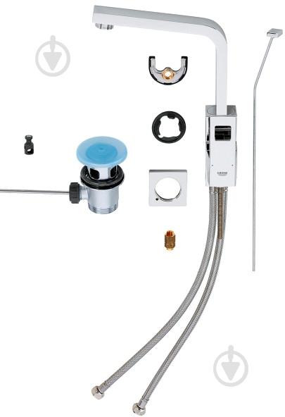Змішувач для умивальника Grohe Eurocube 23135000 - фото 3 Змішувач для умивальника Grohe Eurocube 23135000 - фото 3