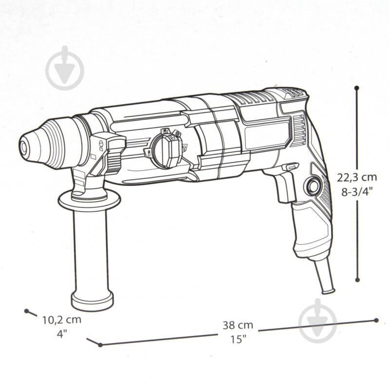 Перфоратор Crown CT18211 BMC CT18211 BMC - фото 8 Перфоратор Crown CT18211 BMC CT18211 BMC - фото 8
