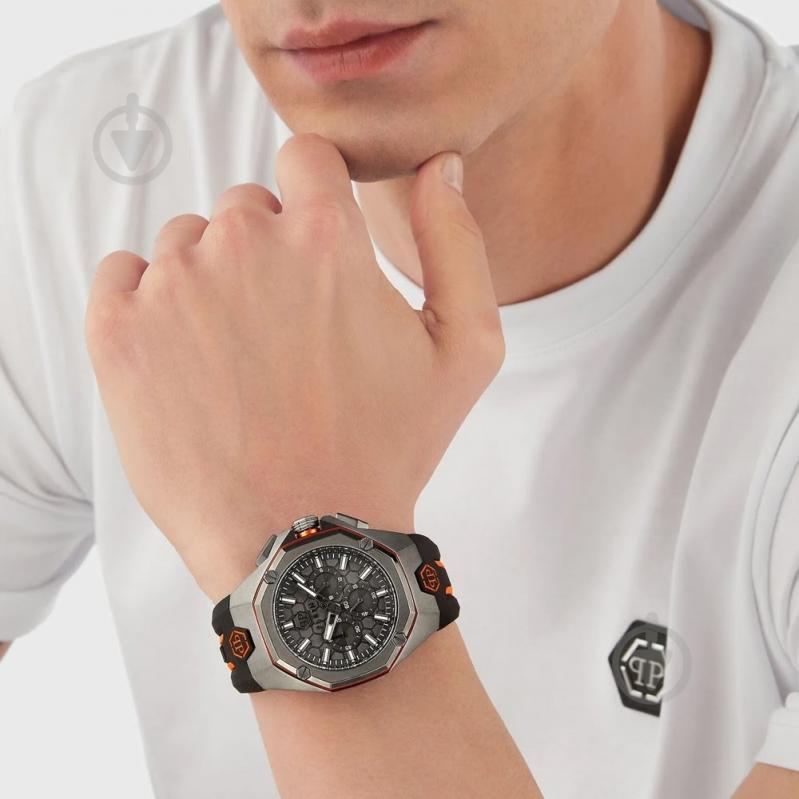 Наручные часы Octagon Philipp Plein grey (Ppwtba0523) - фото 2 Наручные часы Octagon Philipp Plein grey (Ppwtba0523) - фото 2