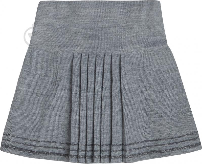 Юбка Герда с люрексом меланж ART KNIT серый 022459 - фото 1