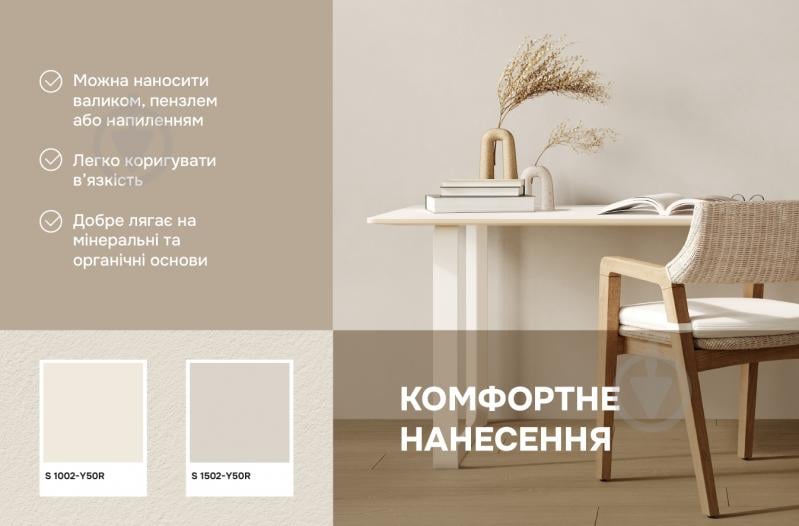 Фарба інтер'єрна акрилова Ceresit IN 50 Basic База А мат білий 3 л - фото 7