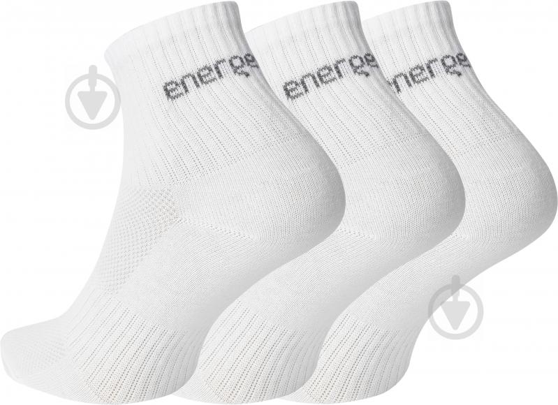 Шкарпетки Energetics EN 200 ux 280305-900001 р.45-47 білий 3 шт. - фото 5