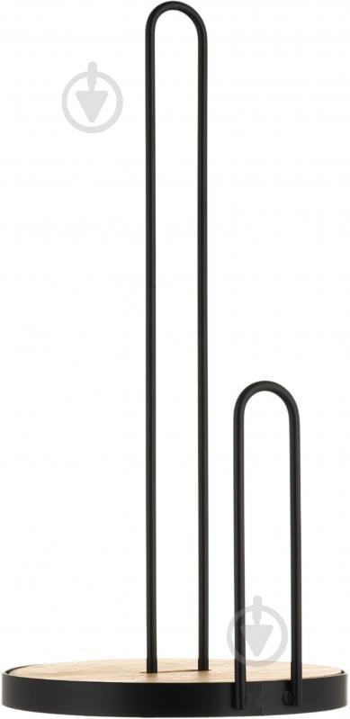 Тримач для паперових рушників Flamberg Premium Woody d16х33,5 см чорний S-E49110M - фото 5