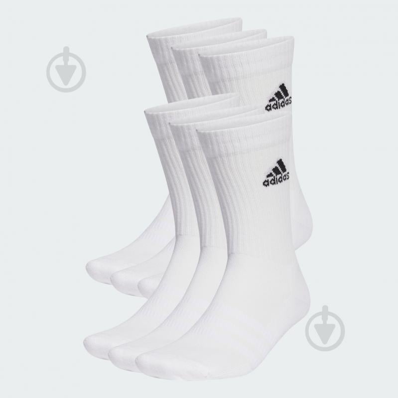 Носки Adidas C SPW CRW 6P HT3453 р.L белый - фото 1 Носки Adidas C SPW CRW 6P HT3453 р.L белый - фото 1