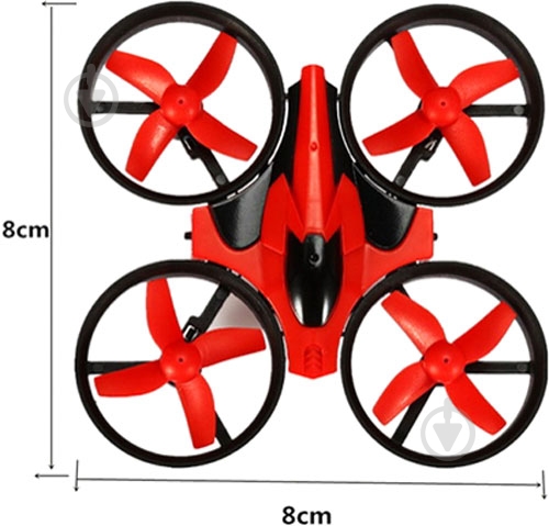 Квадрокоптер на р/у Eachine E010 RTF мини EC-447810-RED - фото 5