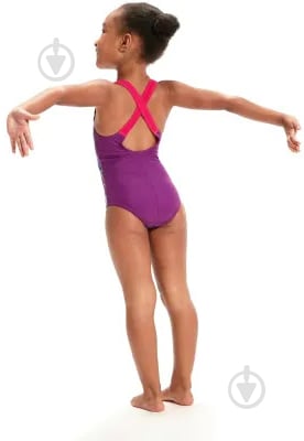 Купальник Speedo LTS BCK 1PC XBCK IF PURPLE/PINK 8-00314214805 р.84 різнокольоровий - фото 2