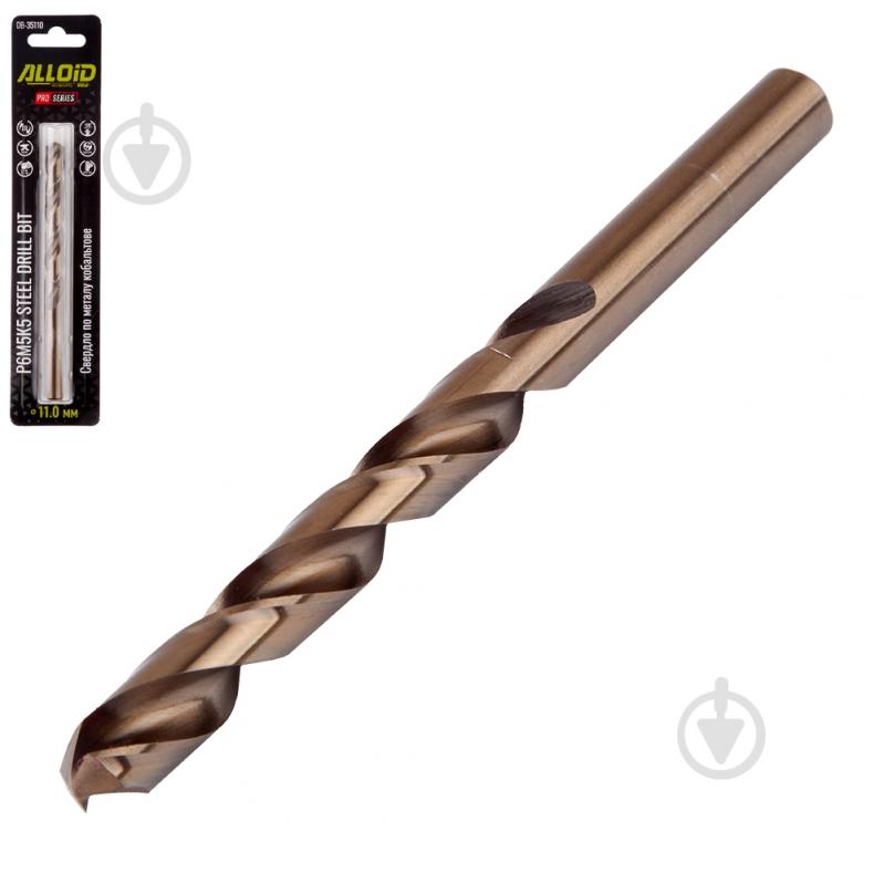 Свердло по металу Alloid 1 шт. DB-35110 - фото 1 Свердло по металу Alloid 1 шт. DB-35110 - фото 1