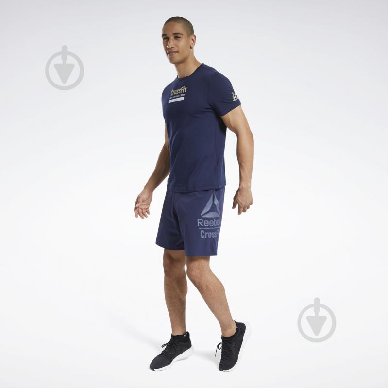 Футболка Reebok RC Prepare Tee VECNAV FS7660 р.S синий - фото 2