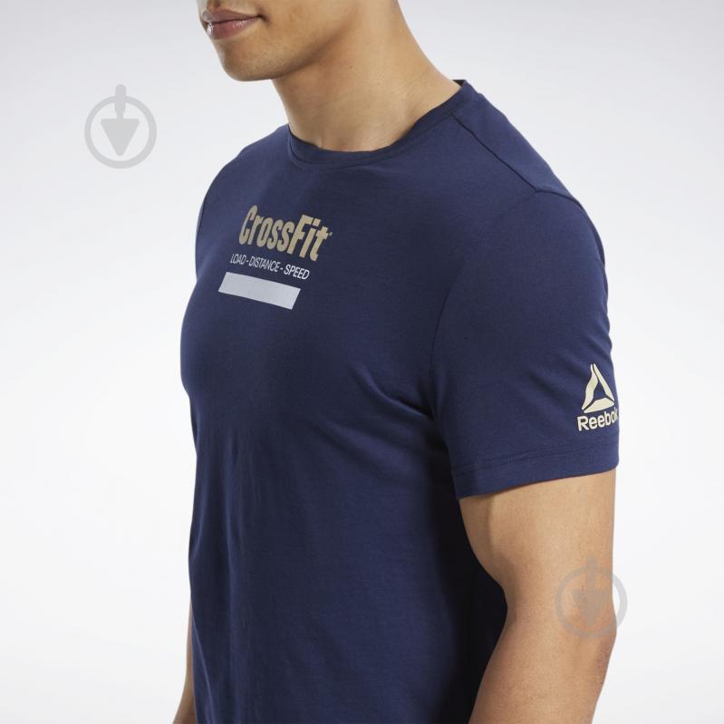 Футболка Reebok RC Prepare Tee VECNAV FS7660 р.L синий - фото 5 Футболка Reebok RC Prepare Tee VECNAV FS7660 р.L синий - фото 5