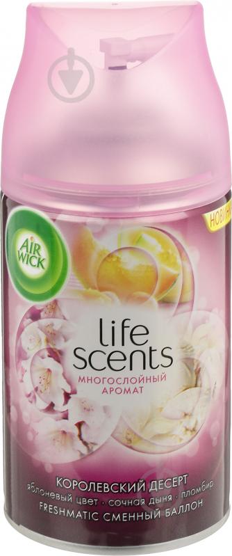 Сменный баллон для автоматического освежителя воздуха Air Wick Life scents Королевский десерт 2 шт. 250 мл - фото 2