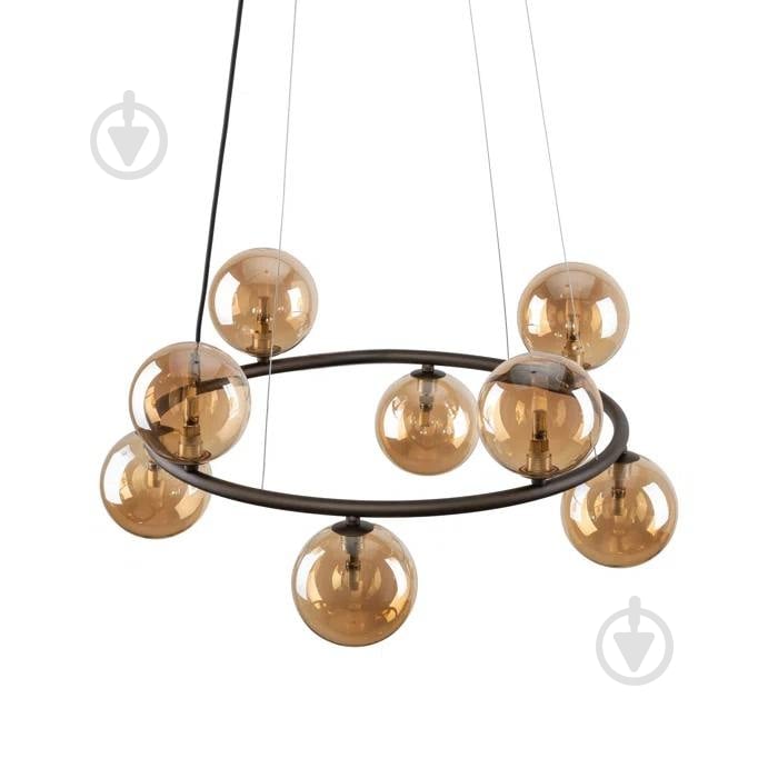 Люстра підвісна TK Lighting ANABELLE 6907 8xG9 бурштиновий - фото 2